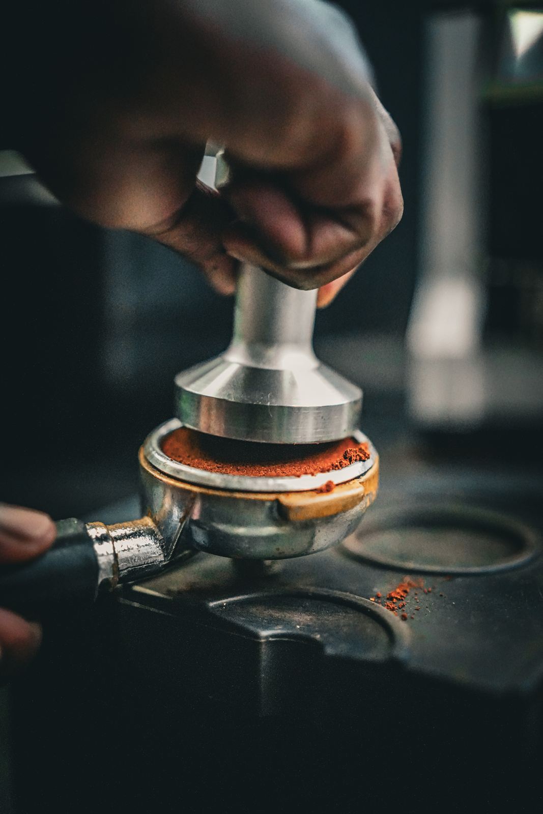 Specialty coffee pour at an event