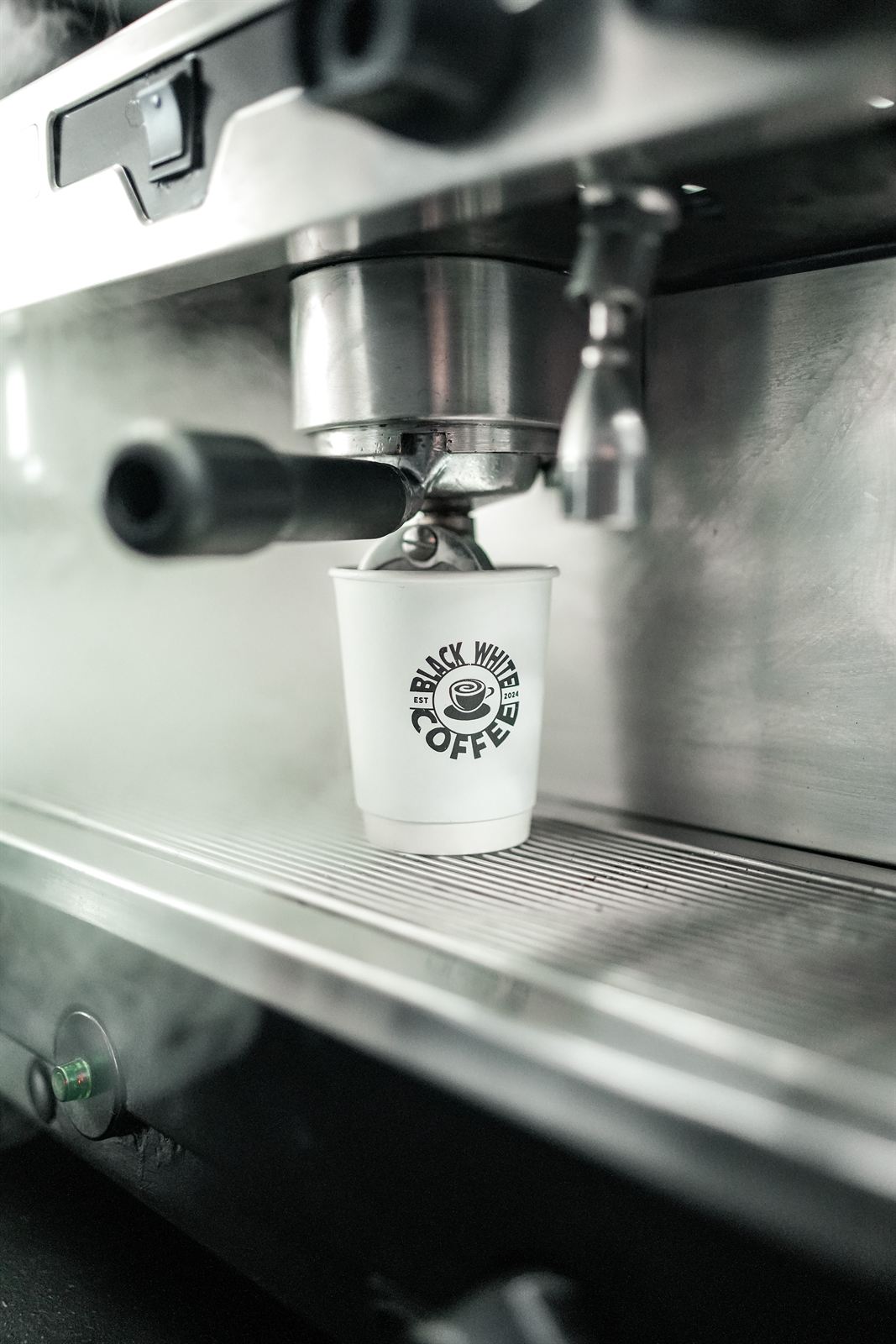 Mobile coffee bar setup